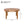 Outdoor Acacia Wood Loveseat & Coffee Table Set with Handwoven Rope, Teak Finish