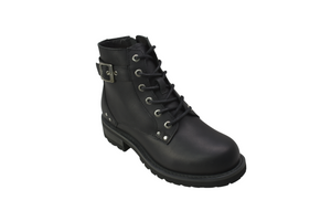 Women's 7" Biker Boot Black - 8647L - TRAPSKI
