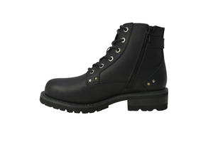 Women's 7" Biker Boot Black - 8647L - TRAPSKI