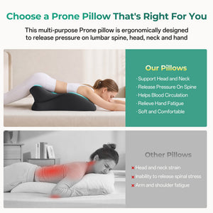 27° Ergonomic Memory Foam Support Pillow for Couples