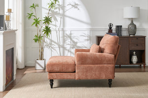 Modern Chaise Lounge Upholstered Indoor Recliner Sofa