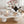 Cloud Shaped Coffee Table With 3 Ball Legs For Living Room