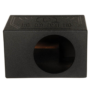 QPower QBOMB8VL Single 8 Inch Vented Ported Car Subwoofer Sub Box Enclosure