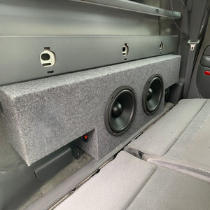 QPower Dual 10" Sub Box for Chevy Silverado 1500, GMC Sierra 1500 HD 04-06