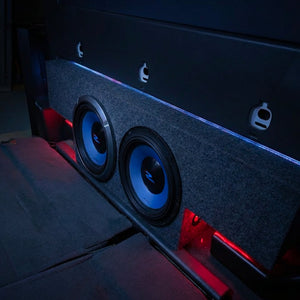 QPower Dual 12" Sub Box for Chevy Silverado 1500, GMC Sierra 1500 HD 04-06