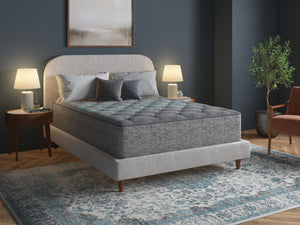 Restonic comfort care 13' hybrid mattress, individual pocketed coil mattress , firm comfort