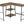Contemporary L-Shape Computer Desk with Storage Shelves - Brown