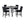 Leoncia - Bar Table And 4 Bar Stools - Espresso / White