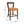 Counter Stool Without Arm (Walnut + Caramel) Set of 2
