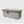 Rectangular Propane Gas Fire Pit Table With 60000 Btu For Outdoor Spaces - Light Gray