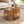 Vibe Haus Farmhouse Round Lift Top Coffee Table with Hidden Storage