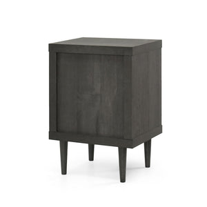 Nystrom Mid Century Modern 2 Drawer Nightstand