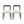 Solid Rubber Wood Dining Chairs (Walnut + Beige) Set of 2