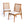 7-Piece Round Extendable Solid Wood Dining Table Set