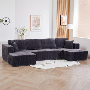 U-Shape Modular Sectional Sofa For Living Room