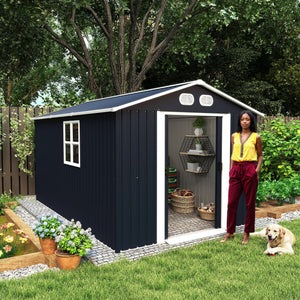Campcraft 8x12 Ft Outdoor Metal Storage Shed