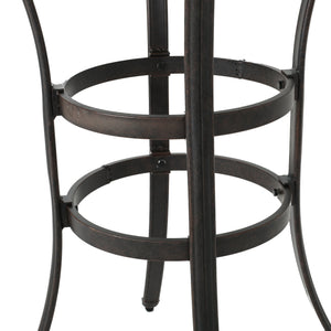 Cast Aluminium Bar Table