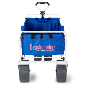 Mac Sports Collapsible Folding All Terrain Outdoor Utility Wagon Cart, Blue