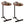 C-Shaped Side Table for Sofa and Bedroom