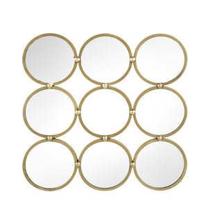 Contemporary Decorative Mirror With Mininalist Style For Bedroom, Liveroom & Entryway - Champagne