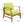 Perla Contemporary Club Chair with Water-Resistant Cushion