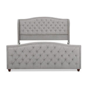 Marcella - Upholstered Shelter Headboard Bed Set