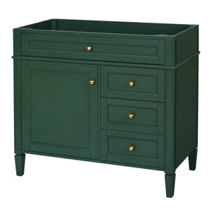 Bathroom Vanity With 2 Drawers And Tip-Out Drawer, Storage Cabinet