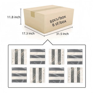 Elegant Waterjet Polished Marble Tile For Floor And Wall
