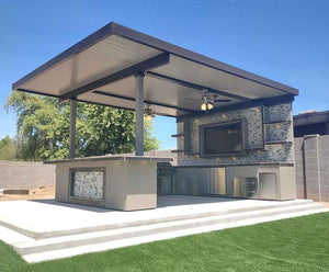 KoKoMo Montego Outdoor Kitchen BBQ Island – Stylish Built-In Grill Island for Patios