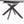 Modern Extendable Dining Table Set With Soft Padded Armless Chairs
