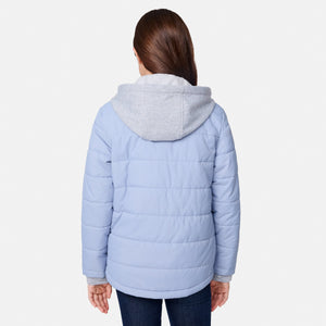 Girls' Trail Puffer Hoodie Shacket