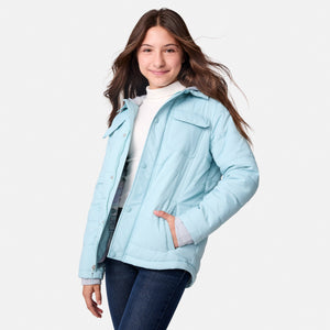 Girls' Trail Puffer Hoodie Shacket