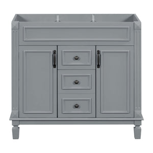 Bathroom Vanity Cabinet With 2 Soft Closing Doors And 2 Drawers