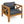 Outdoor Acacia Wood Club Wooden Armchair with Cushions (Set of 4)