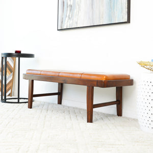 Maddox - Bench - Rustic / Tan