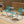 Kincaid Outdoor 3-Piece Conversation Set with Iron Frame - Teal