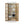 Rustic Style Display Cabinet With Glass Doors For Collectibles