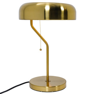 Bedside Nightstand Table Lamp - Gold