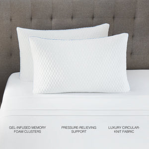 Restonic ComfortCare Plush King Size Mattress with Premium Comfort Bedding Pack