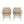 Bruce Outdoor Club Chair Set with Water Resistant Cushions