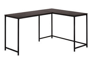 L-Shaped Corner Computer Desk with Contemporary Marble Look