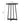 Ranlo - Round Accent Table With Geometric Legs - Black