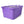 Life Story 55 Quart Stackable Storage Bin, Light Duty Container, Purple, 12 Pack
