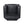 Contemporary Black PU Club Chair with Nailhead Trim and Rolled Armrests