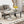 Baked Curved Mirror Coffee Table for Living Room