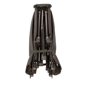 Kamp-Rite Standard Kwik Cot Quick Setup 1 Person Sleeping Bed w/Carry Bag, Black