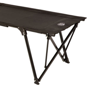Kamp-Rite Standard Kwik Cot Quick Setup 1 Person Sleeping Bed w/Carry Bag, Black