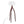 Wishbone Contemporary Floor Lamp in Walnut Wood with White Fabric Shade