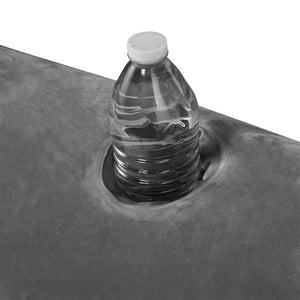 Intex Corner Sofa L-Shaped Inflatable Lounge Couch w/ Cupholders, Gray (4 Pack)