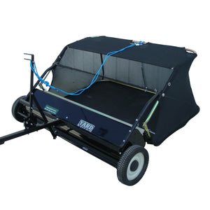 Yard Tuff 42" Quick Assembly Tow Style Lawn Sweeper for Debris, Leaves, & More - TRAPSKI